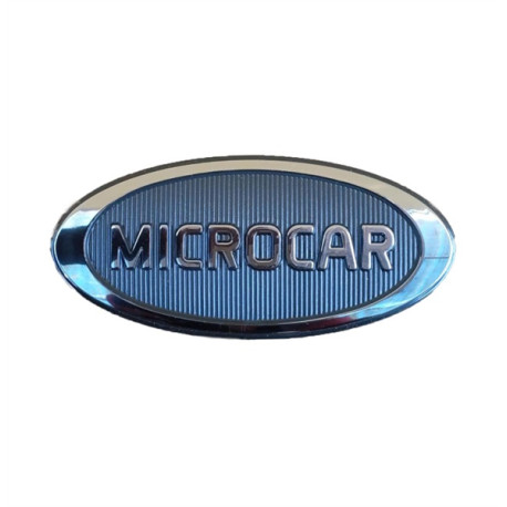 1406260 BADGE / EMBLEM BONNET MICROCAR P85 88 96 98 DUE 6 M.CROSS