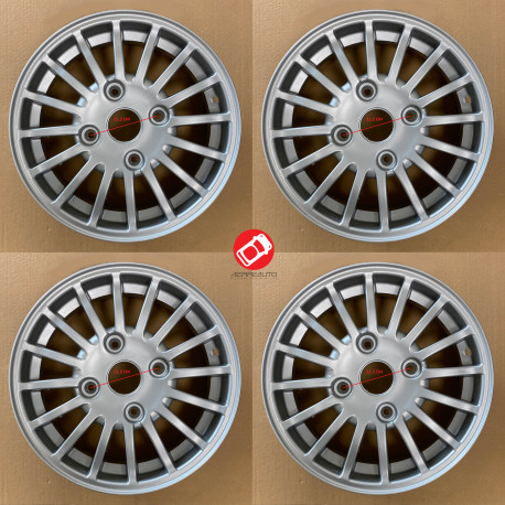 4 PIEZAS LLANTAS DE ALEACIÓN 13" AIXAM 500 MINIVAN A.721 741 751 SCOUTY GT